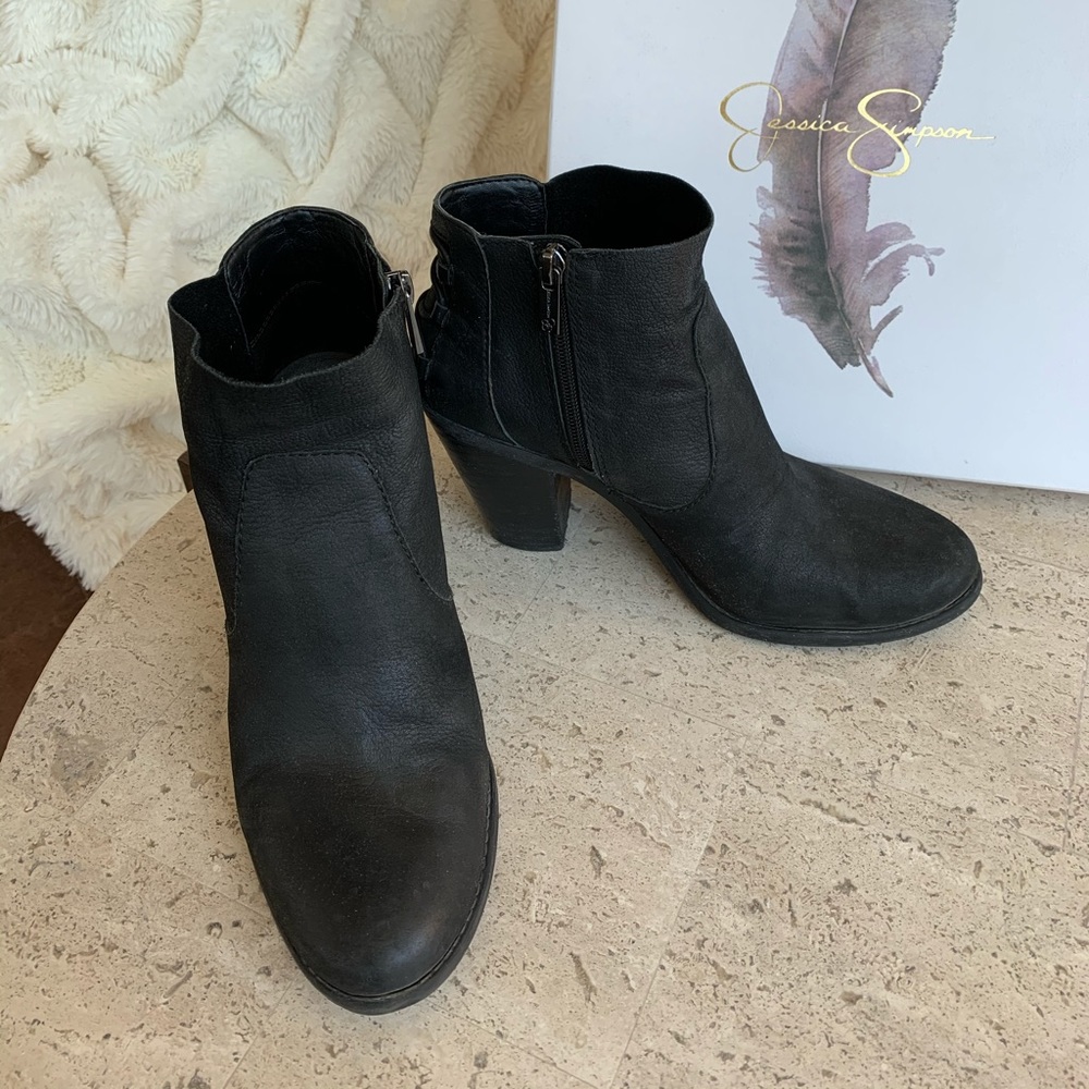 Jessica Simpson Black Heeled Booties